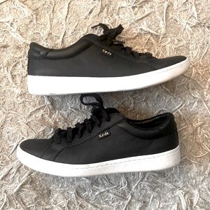 Keds Black Ace Leather Sneakers